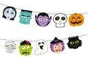 Papierová girlanda Monsters Banner Halloween Dekorácia Ornament 150cm