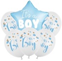 Je to Chlapček Baby Shower Birth Balloons 6 ks