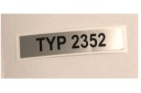 NÁLEPKA 2352 KOMÁR 2330 2350 2352 TYP 2352 PRE KOMÁRE