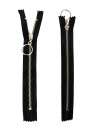 25 Kovový zips s rukoväťou 18cm 4mm