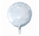 Okrúhly biely fóliový balón Narodeniny 1-99 46c