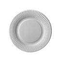 Papierové taniere BIELY jednorázové taniere Ø18cm 100 kusov