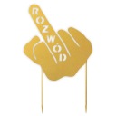 CAKE dekorácia topper DIVORCE fuck you GOLD