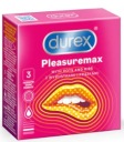 Durex Pleasuremax Rebrované kondómy s bodkami a vrúbkami 3 ks.