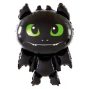 HALLOWEEN FÓLIOVÝ BALÓN DRAČIEHO NETOPIERA FÓLIOVÉ BALÓNY VEĽKÉ 86cm