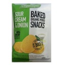 ORGANIQUE Smotana a cibuľové lupienky (85g) - BIO