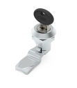 Chrómovaný zámok s telom 20 mm a jedným kľúčom