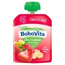 Jablkovo-jahodová pena s banánom BoboVita 80g