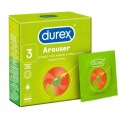 Durex Durex Arouser kondómy 3 ks, vrúbkované