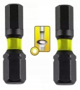 BIT HEAD HEX HEX H4 25mm DEDRA x 2 ks