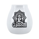 Biela keramická tekvica s logom Guarani 350 ml