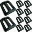 Plastový NASTAVOVAČ 25mm posuvný pre pásku 2,5cm - 10ks