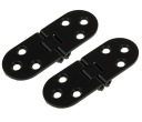 2X Strojový záves na stôl, skladacia doska, čierny 80 x 30 mm