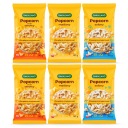 Bakalland pukance do mikrovlnky, mix chutí, slaný, maslový syr, 6x90g