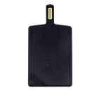 Kuchynská doska s úchytom Čierna plastová doska kozmos 26x18,5cm