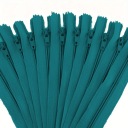 Zips Zips PÁSKA Zips EXPRESS TMAVÝ TYRKYSOVÝ 18CM 10 KS