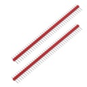 SPOJOVACÍ PÁS ZLATÝ KOLÍK VZDIALENOSŤ 1X40 2,54 mm 2ks