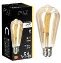 Dekoratívna LED žiarovka E27 ST64 GOLD 7W 3000K teplá 710lm EDO