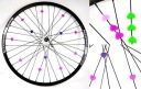 Ozdobné korálky na špice bicykla - SRDCE