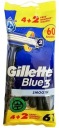 Gillette Blue 3 Smooth jednorazový holiaci strojček, 6 kusov, kvalitný
