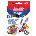 Fibracolor Magic 9+1 Magic Change Markers
