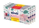 Kindii Sensitive vlhčené obrúsky 4x 60 ks BEZ Klipu