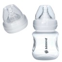 SIMED ANTIKOLICKÁ FĽAŠA PRÍRODNÝ ŠIROKÝ OTVOR 180ml BPA FREE BIELA