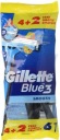 Sada 6 holiacich strojčekov Gillette Blue