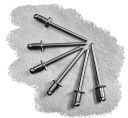4,8x8 trhací nit z nehrdzavejúcej ocele INOX A2 7337 (25)