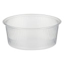 Bezfarebné okrúhle nádoby, priemer 101 mm, OPÄTOVNE POUŽITEĽNÉ! BEZ POPLATKU! 200 ml 100 ks.