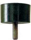 Gumový izolátor vibrácií D so skrutkou 25x10mm M6x18