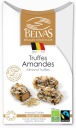 BELGICKÉ ČOKOLÁDY Hľuzovky s mandľami FAIR TRADE BEZLEPKOVÉ BIO 100 g