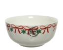 Porcelánová miska s vianočnou potlačou