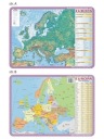 EDU PAD. 063 - FYZIKÁLNE MAPY EURÓPY A POĽSKO.