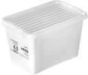 ORGANIZÉR BOX KONTAJNER S viečkom 6,5 l biely