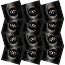 EXS BLACK LATEX klasické a vlhčené BLACK kondómy, sada 25 ks.