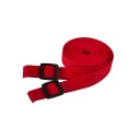 Lanový popruh pre ťažné sane a šmykľavky 3 m - červený