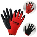 LATEXOVÉ PRACOVNÉ RUKAVICE, LATEXOVÉ POVRCHNUTÉ, SILNÉ 9