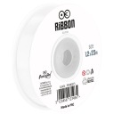 Biela saténová stuha 1,2x23m