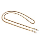 Zlatá retiazka na okuliare Snake 4 mm kov