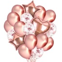 Balóny RoseGold Balónová súprava Slepačia svadba