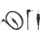 Kábel adaptéra malý konektor JACK 3,5 / 2,5 uhlový stereo 0,8 m (1189)