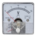 ANALOGOVÝ VOLTMETER Štvorcový 20V