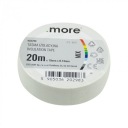 PVC IZOLAČNÁ PÁSKA 19MM 20M mäkká BIELA