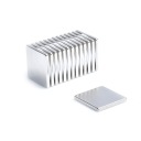 Neodymový tanierový magnet MPŁ 20x20x2 N38 5 ks