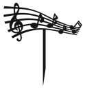 NOTES Topper Notes Staff Stave Clef PLEXI