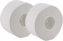2x Toaletný papier 2-vrstvový 19cmx140m biely