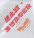 Hamburgerové vrecko, obálka TLAČ 16x16 cm 200 ks