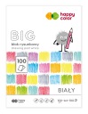 BIELY BLOK A4 100 LIST 100g/m2 NA KRESLENIE ceruzkou