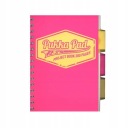 Pukka Pad NEON Circle Notebook Pink A5 # 200 strán